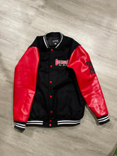 Load image into Gallery viewer, Red/black Letterman jacket
