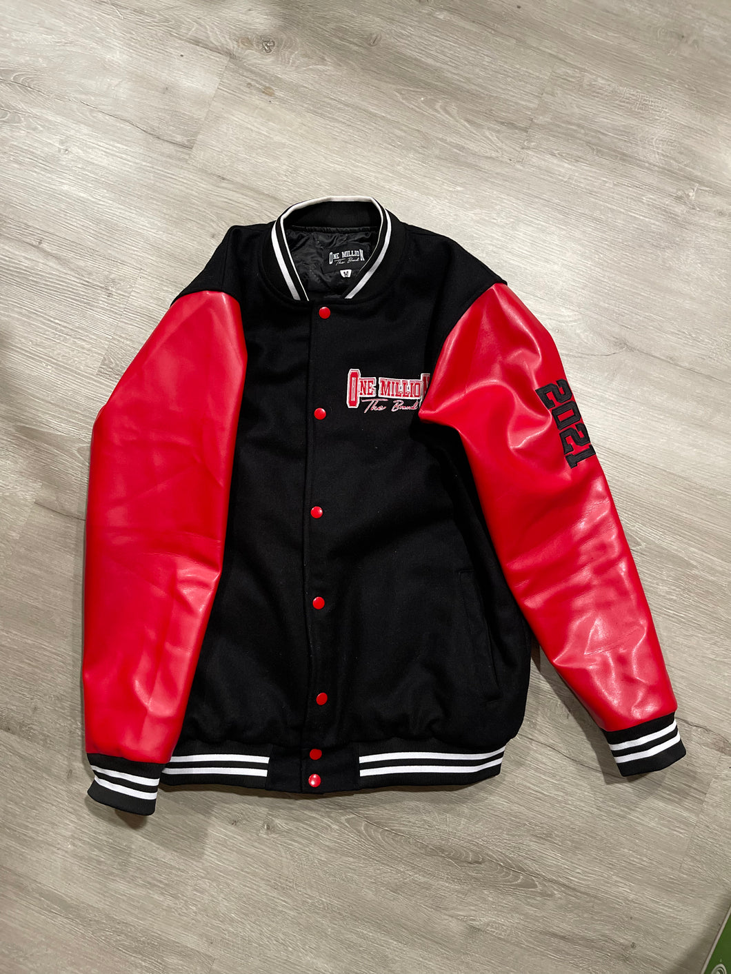 Red/black Letterman jacket