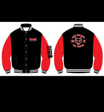 Load image into Gallery viewer, Red/black Letterman jacket
